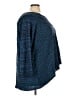 Catherines 100% Acrylic Blue Poncho Size 3X - photo 4