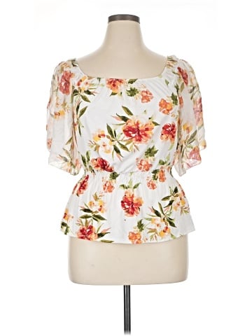 Perseption Concept Short Sleeve Blouse (view 1)