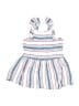 Splendid 100% Rayon Stripes White Dress Size 2T - photo 1