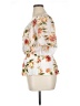 Perseption Concept White Short Sleeve Blouse Size XL - photo 5