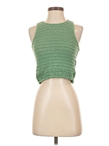Madewell Kellen Crocheted Sweater Tank (view 1)