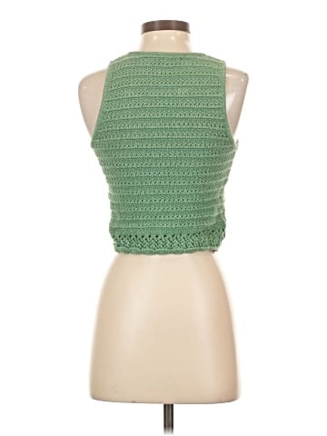 Madewell Kellen Crocheted Sweater Tank (view 2)