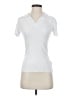 Ecru White Short Sleeve Top Size S - photo 1