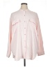 Calvin Klein 100% Polyester Solid Pink Long Sleeve Blouse Size XL - photo 1