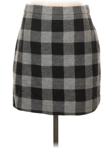 Madewell Shirttail Skirt in Plaid (view 1)
