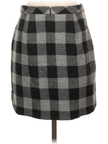 Madewell Shirttail Skirt in Plaid (view 2)