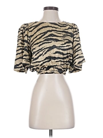 Ganni Short Sleeve Top (view 1)
