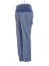 Old Navy Blue Linen Pants Size Med Maternity - photo 1