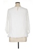 AB Studio 100% Polyester White 3/4 Sleeve Blouse Size XL - photo 2