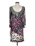Tibi Animal Print Gray Casual Dress Size S - photo 2