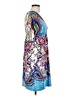 Trac Paisley Blue Casual Dress Size L - photo 4