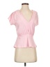 Leith Pink Short Sleeve Top Size S - photo 1