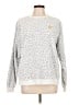 Nike 100% Polyester Animal Print Silver Pullover Sweater Size L - photo 1