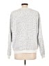 Nike 100% Polyester Animal Print Silver Pullover Sweater Size L - photo 2