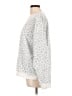 Nike 100% Polyester Animal Print Silver Pullover Sweater Size L - photo 5
