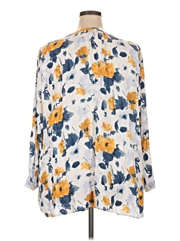 Ulla Popken Long Sleeve Blouse (view 2)
