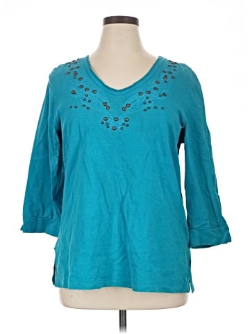 Susan Graver 3/4 Sleeve T-Shirt (view 1)