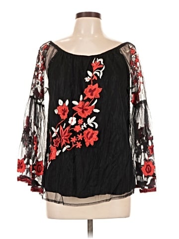 Scully 3/4 Sleeve Blouse (view 1)