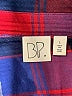 BP. 100% Cotton Plaid Red Long Sleeve Button-Down Shirt Size L - photo 7
