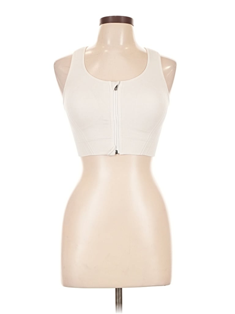 Pre-owned Avia Tank Top Ivory Halter Neckline Tops