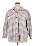 Lane Bryant Gray Long Sleeve Button-Down Shirt Size 22 - 24 Plus - photo 1