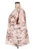 BLOOMCHIC Floral Pink Short Sleeve Blouse Size 22 - photo 5