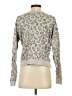 Rails Animal Print Silver Pullover Sweater Size S - photo 2