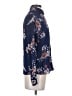 Primark 100% Polyester Floral Blue Long Sleeve Blouse Size 2 - photo 4