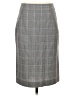Express Design Studio Plaid Gray Formal Skirt Size 0 - photo 1