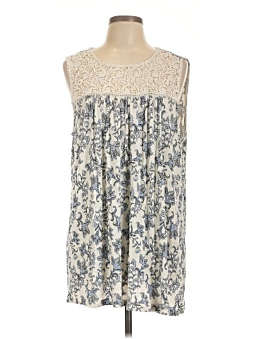 Rose + Olive Sleeveless Blouse (view 1)