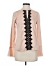Primark 100% Polyester Tan Long Sleeve Blouse Size 2 - photo 1