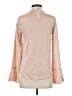 Primark 100% Polyester Tan Long Sleeve Blouse Size 2 - photo 2