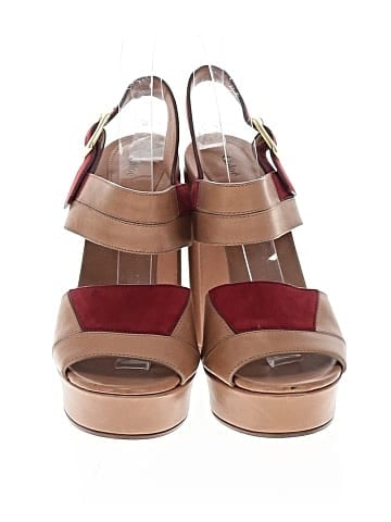 Chloé Leather Platform Sandals (view 2)