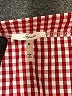 Soprano 100% Cotton Checkered-gingham Red 3/4 Sleeve Button-Down Shirt Size M - photo 7