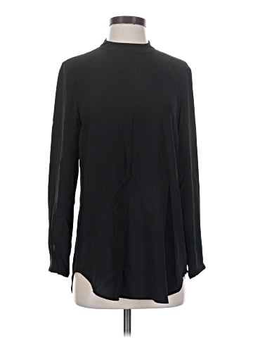 Eileen Fisher Long Sleeve Silk Top (view 1)