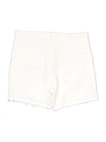 Madewell High-Rise Denim Shorts in Tile White (view 2)