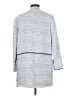 Zara Basic 100% Cotton Blue Coat Size S - photo 2