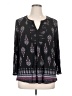 Daniel Rainn Black Long Sleeve Blouse Size XL - photo 1