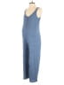 Hatch 100% Cotton Solid Blue Jumpsuit Size XS Maternity (0) - photo 1