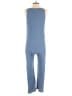 Hatch 100% Cotton Solid Blue Jumpsuit Size XS Maternity (0) - photo 2