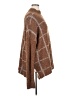 Cyrus Plaid Brown Turtleneck Sweater Size XL - photo 4
