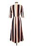 Leith Stripes Tan Casual Dress Size S - photo 2