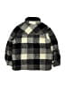 Zara Plaid Black Coat Size 7 - photo 2