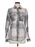 Maurices Plaid Gray Long Sleeve Button-Down Shirt Size M - photo 1