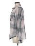 Maurices Plaid Gray Long Sleeve Button-Down Shirt Size M - photo 5
