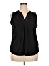 Notations 100% Polyester Black Sleeveless T-Shirt Size 3X - photo 1