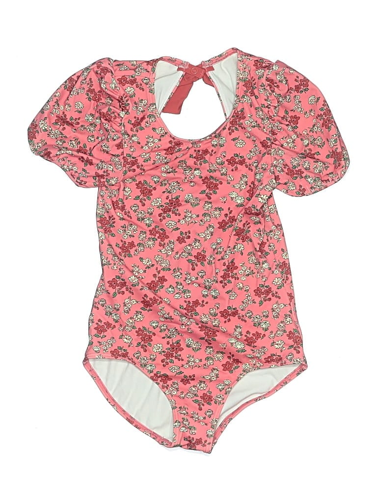 Pre-owned Mini Boden Kids' One Piece Swimsuit In Pink