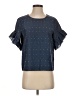 Drew Blue Short Sleeve Top Size S - photo 1