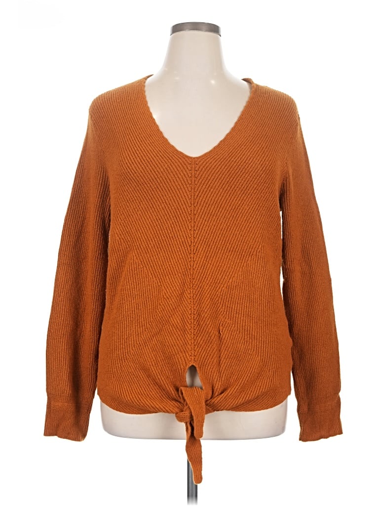 Pre-owned Moth Cardigan Sweater In Orange
