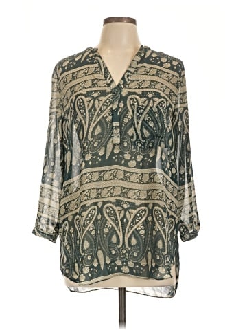 Angie 3/4 Sleeve Blouse (view 1)